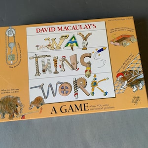 The Way Things Work – gra planszowa Davida Macaulaya polegająca na rozwiązywaniu problemów mechanicznych – 1998