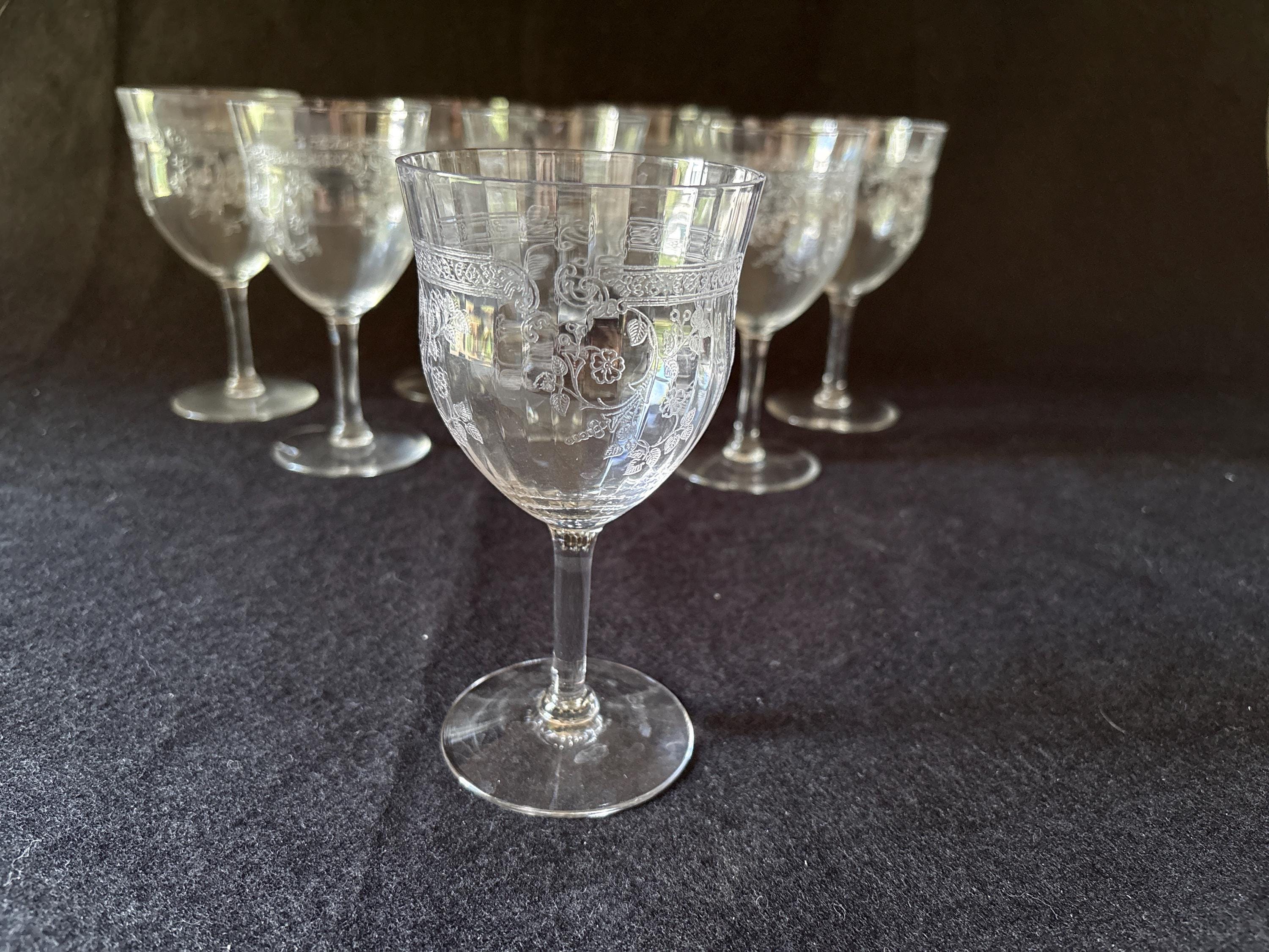 Etched set of 8 fostoria - Etsy 日本