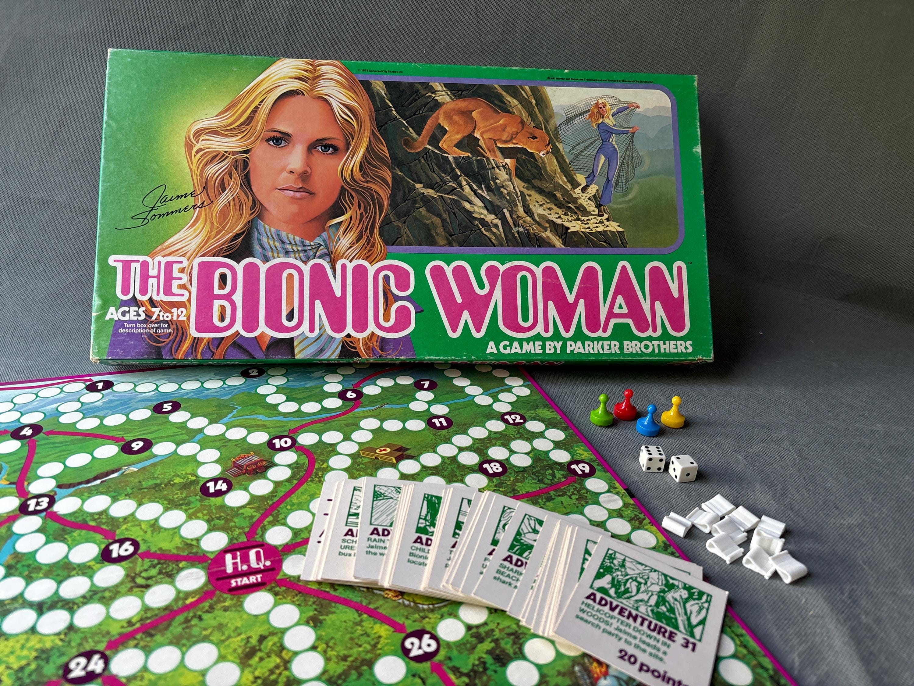 The Bionic Woman Board Game by Parker Brothers – 1976 Complete ...