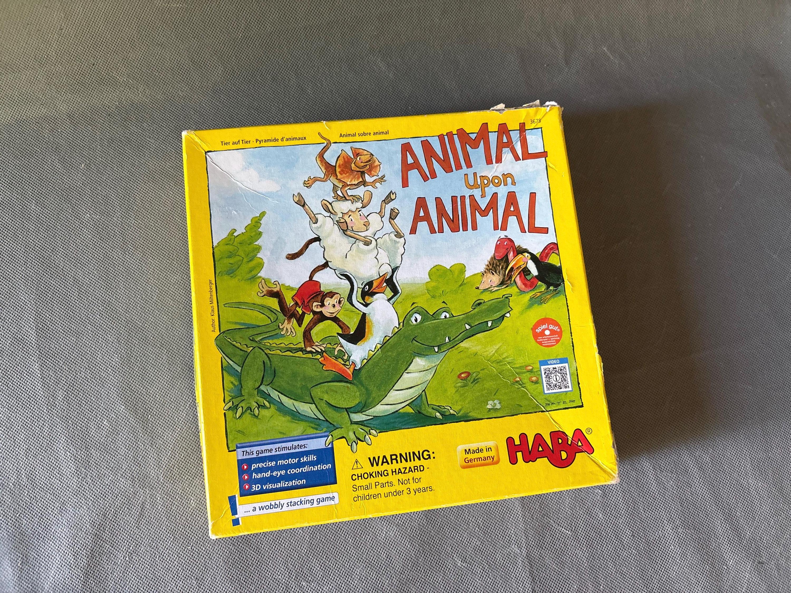 Animal Upon Animal Game by Haba - 2000s - With Extra Animals - Etsy