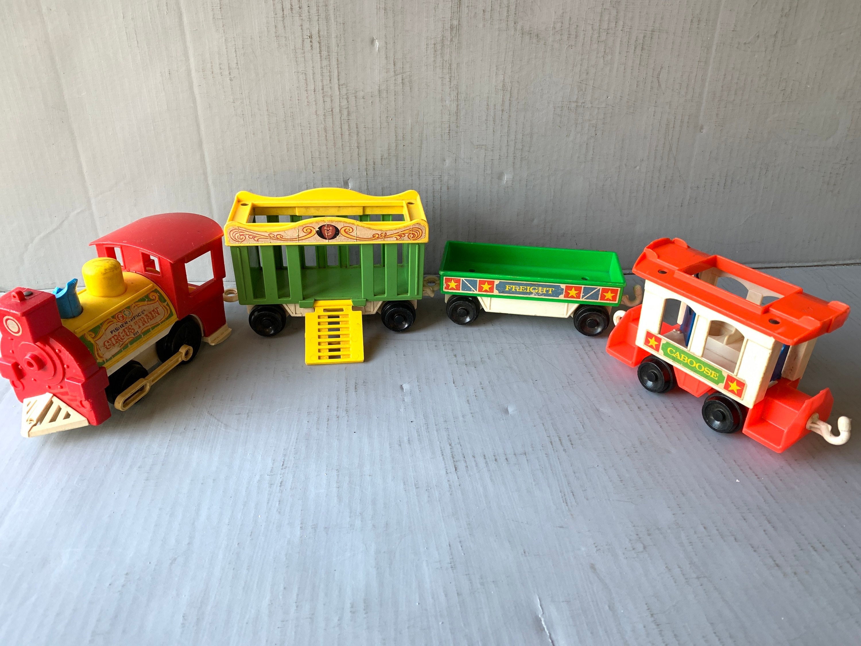 Vintage Fisher Price Circus Train - 1970s - Slightly Vintage Fisher Price Circus Train - 1970s - Slightly