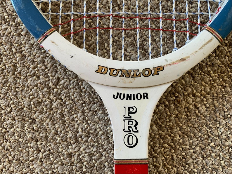 Vintage tennis racket set 3 rackets 1 cover and press MacGregror Challenger, Dunlop Junior Pro, Spalding Doris Hart Signature image 5