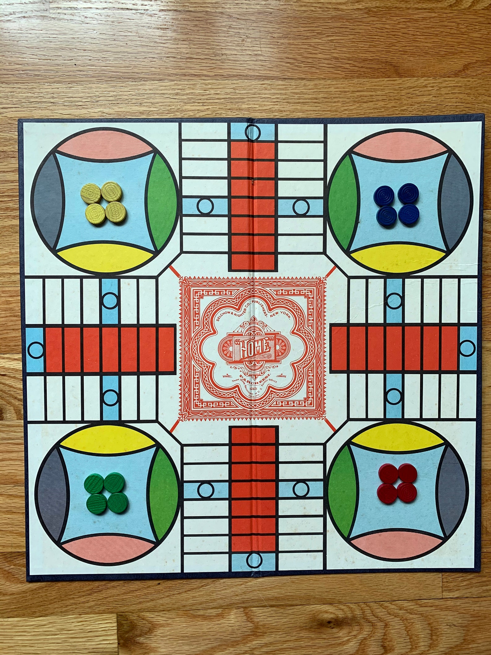 Vintage Board Game Parcheesi 1964 - Etsy