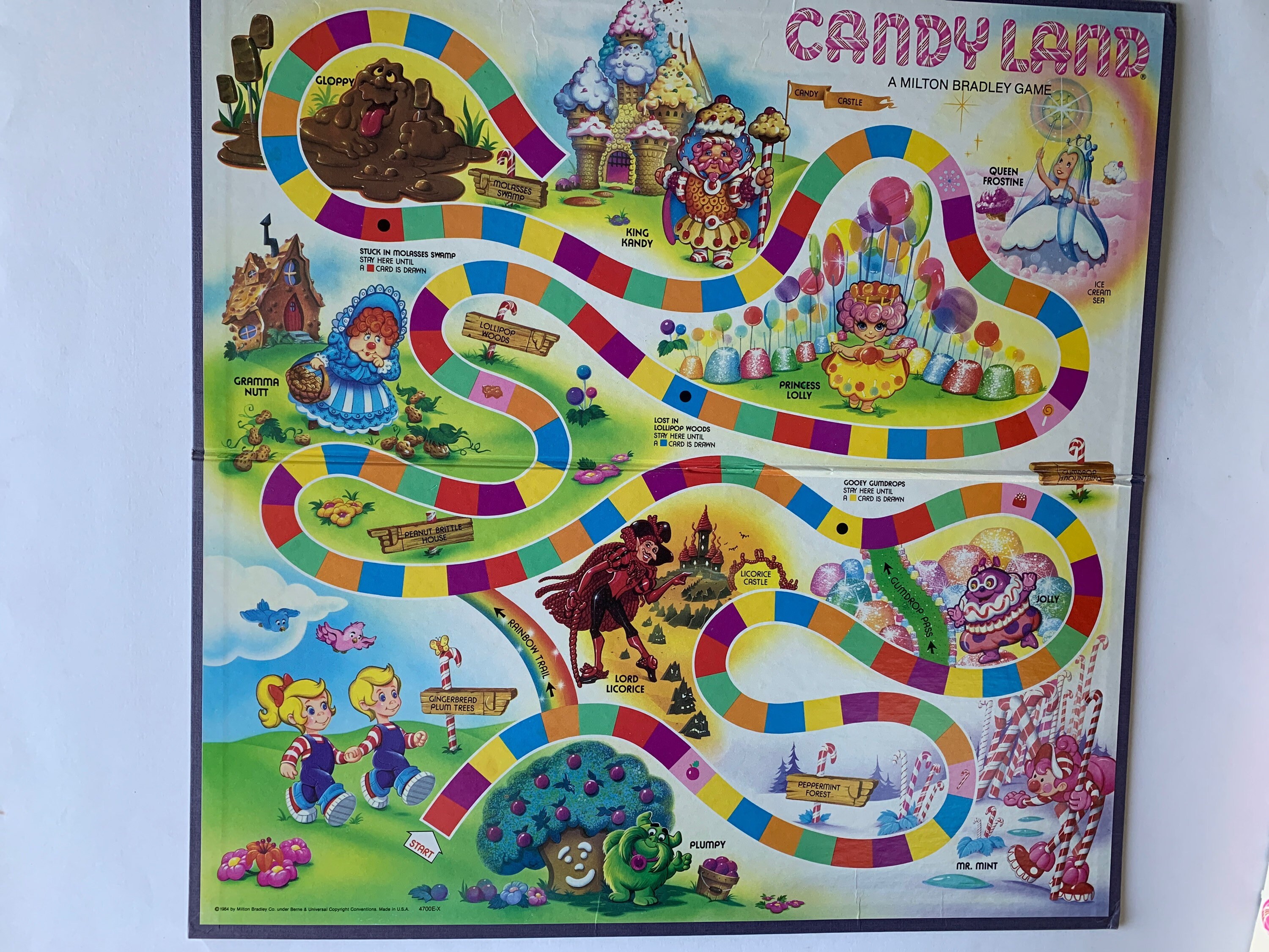 Candy Land Board Game 1984 Complete - Etsy