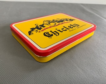 Vintage Chiclets tin - with empty gum boxes inside - 1994