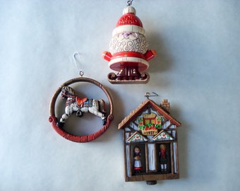 Collectible Hallmark Christmas tree ornaments 1970s - choose yours