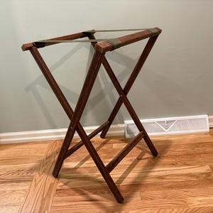 Elegant tray stand - add your own tray or use for suitcases