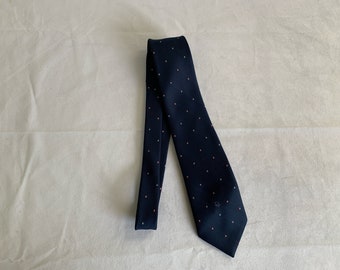 Vintage Christian Dior necktie - blue background