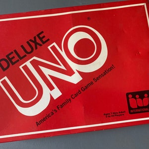 Uno - Deluxe Edition - 1983 - completo y listo para jugar