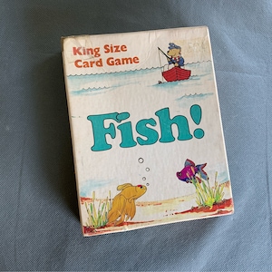 Go Fish card game - with king sized cards for tiny hands