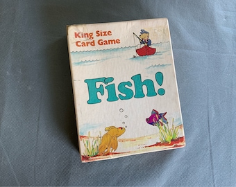 Jeu de cartes Go Fish - avec des cartes très grandes pour les petites mains
