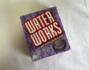 Waterworks card game - 2002 - complete with instructions