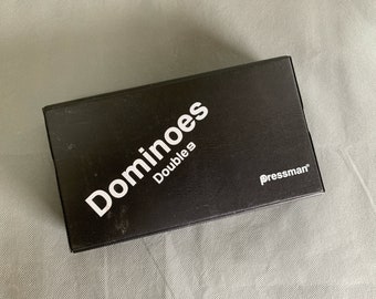 Double 9 domino set by Pressman - with instructions and case