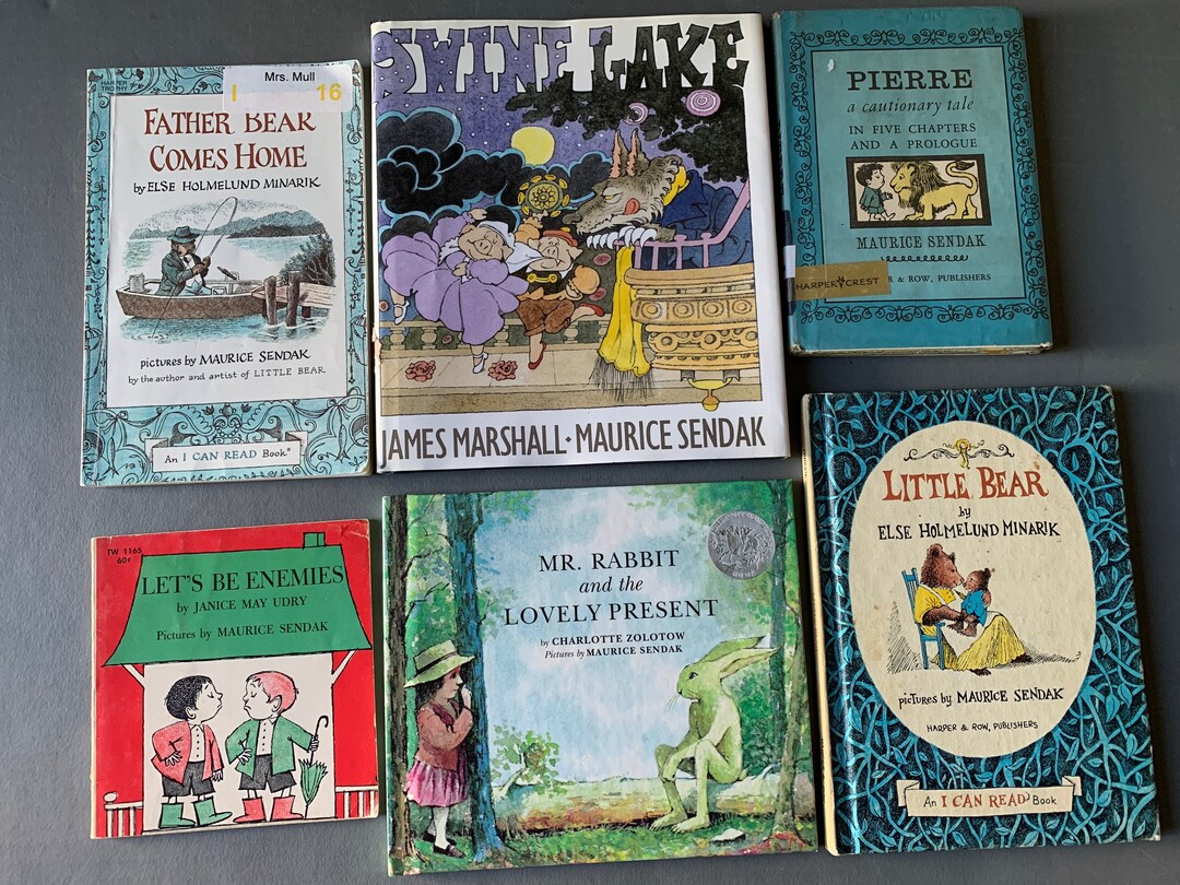 Maurice Sendak Collection of 6 Vintage Children's Books Etsy