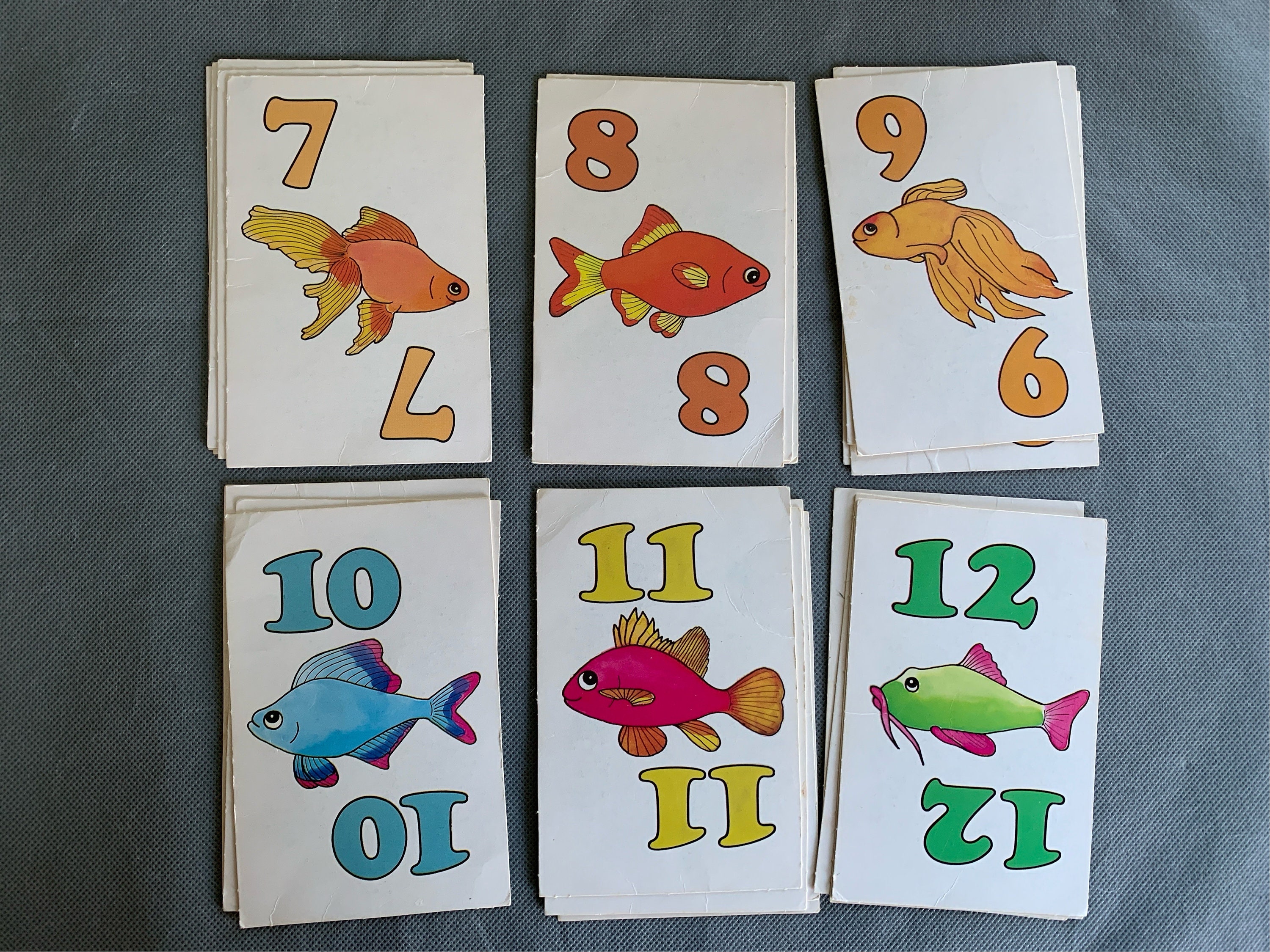 Go Fish Card Game - With King Sized Cards for Tiny Hands - Etsy