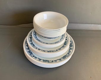 Choose your Corelle Old Town Blue dinnerware - Mix and match to complete your set