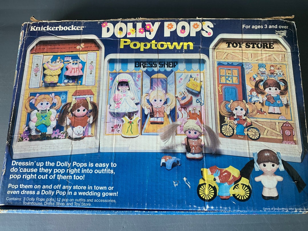 Dolly Pops Poptown in Original Box Nearly Complete Cutest 1970s Toy Etsy