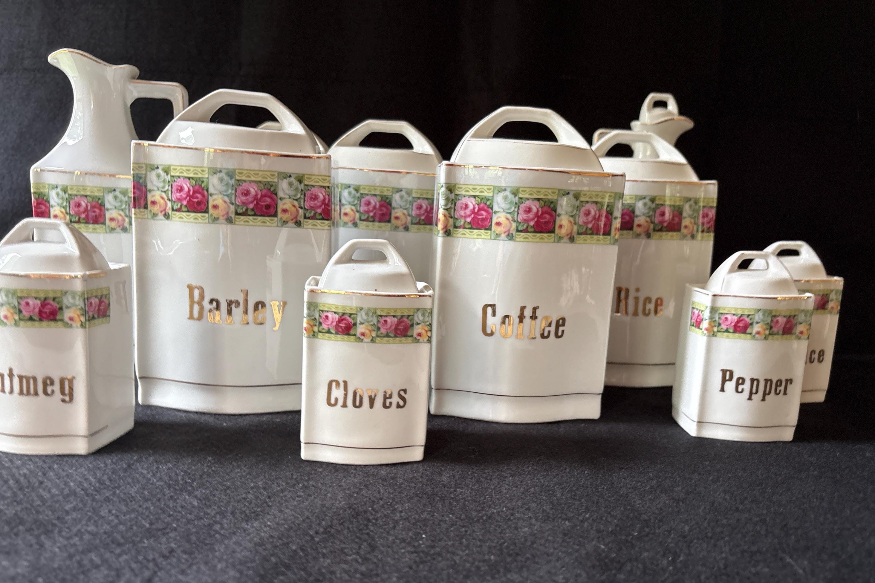 Antique german canister - Etsy 日本