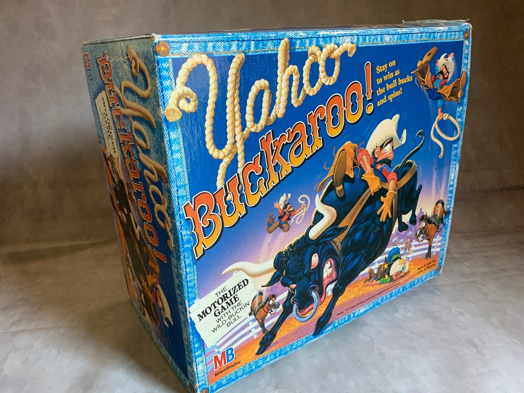 Yahoo Buckaroo Game 1991 Milton Bradley Motorized Game Etsy