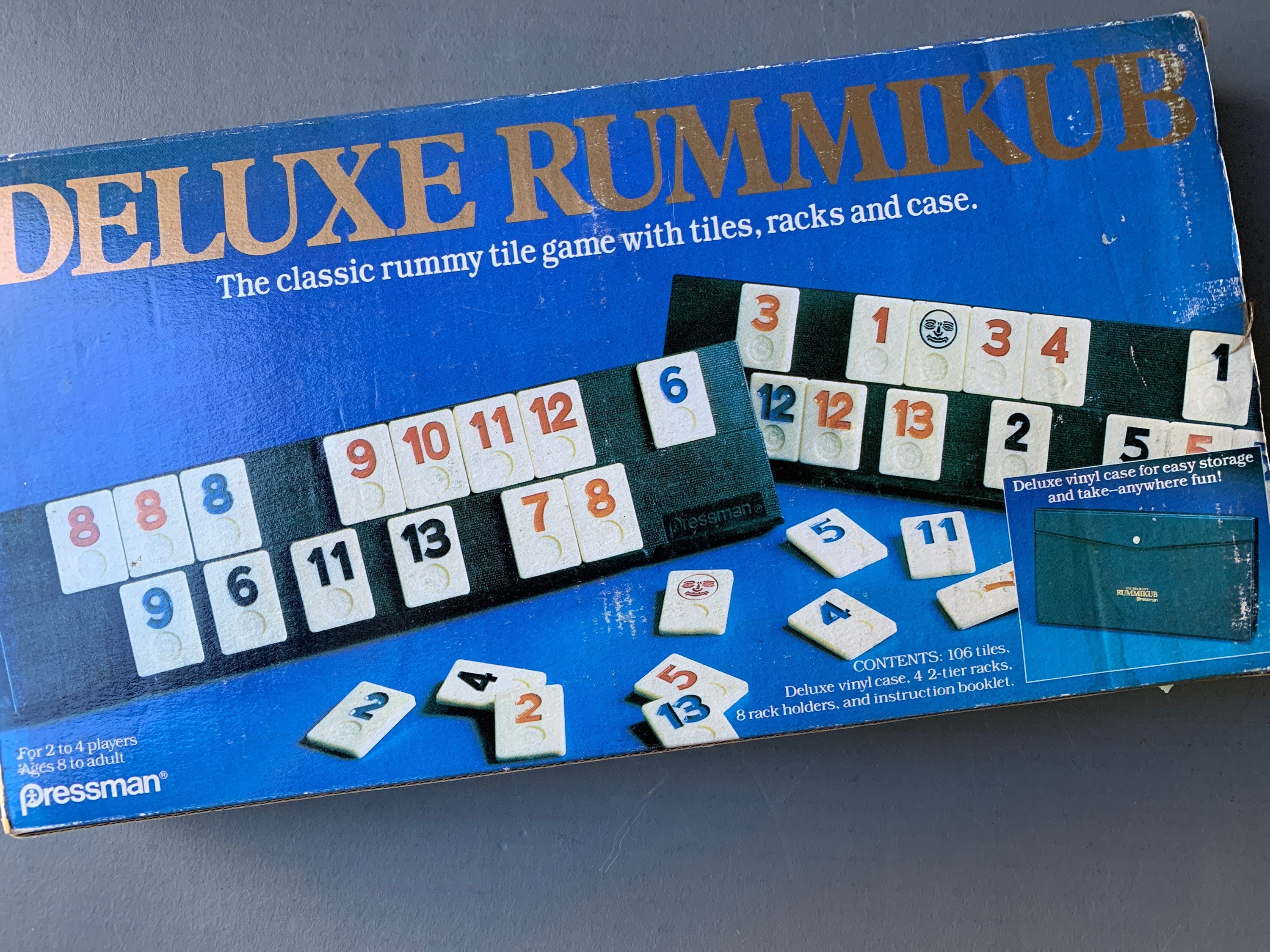 Rummy Deluxe Edition Hitit Wooden Rummy Cues Handmade Rumicube