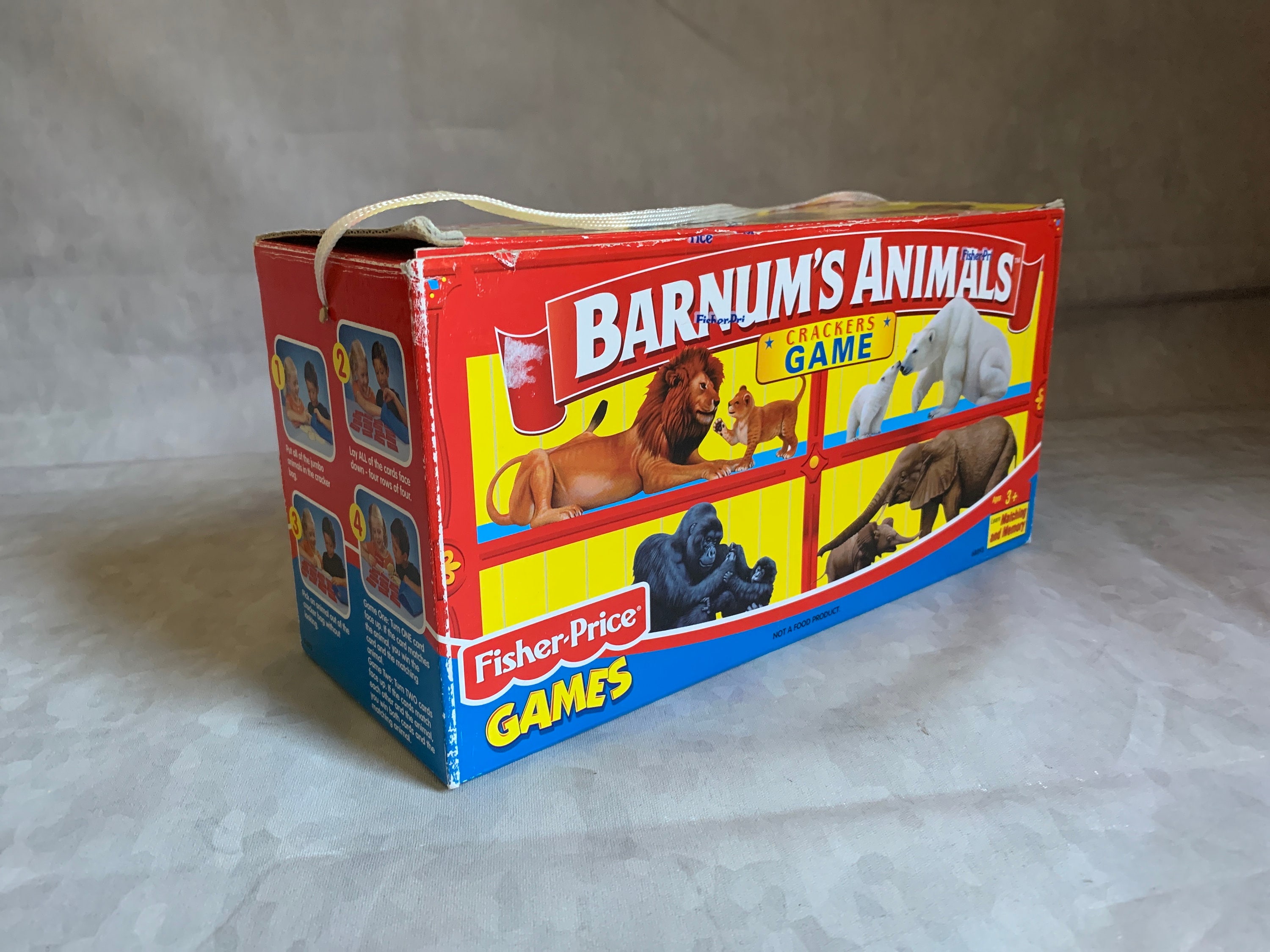 Sweat Vintage Grand Noir Blitzz Barnum's Animal Crackers - Taille S/M (22x24)