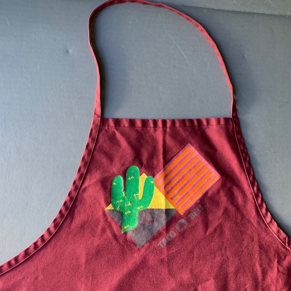 Vintage 1980s Taco Bell apron - official employee apron