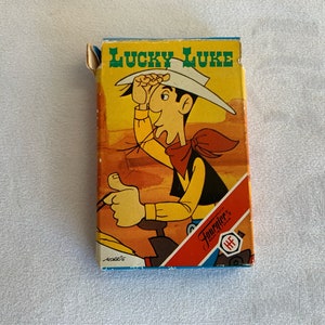 GEVONDEN IN SPANJE -- Lucky Luke-kaartspel - Spaanse taal - complete set inclusief instructies - door Fournier