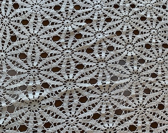 Stunning handmade crochet tablecloth