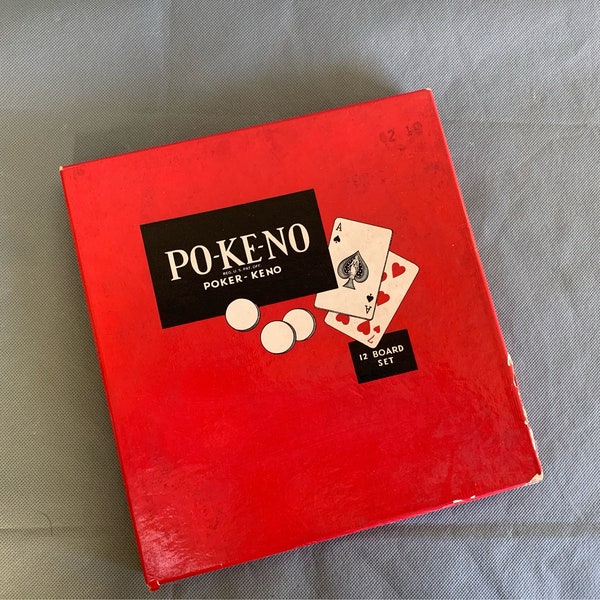 Vintage Pokeno game - complete - good condition