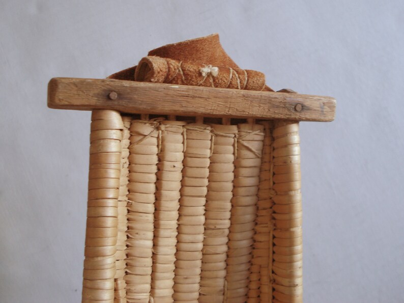 Vintage Jai Alai Cestas Woven Wicker Basket With Leather Etsy