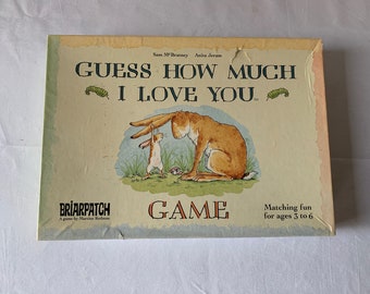 Guess How Much I Love You - vintage game - 1994 - Matching fun - Complete