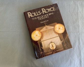 Rolls Royce, 75 years of motoring excellence - gorgeous coffee table book - 1979