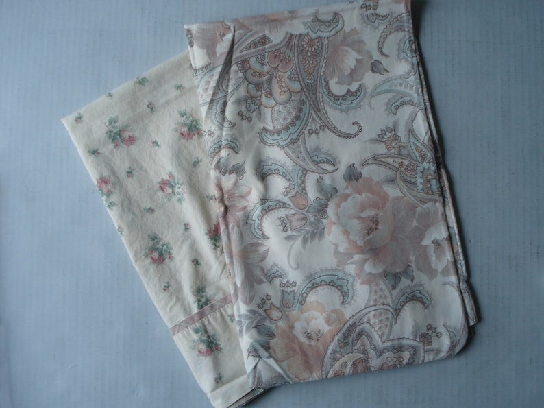set of 6 shades of brown Vintage pillowcases