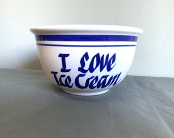 I love ice cream bowl - generous size - sturdy design - Clay Design