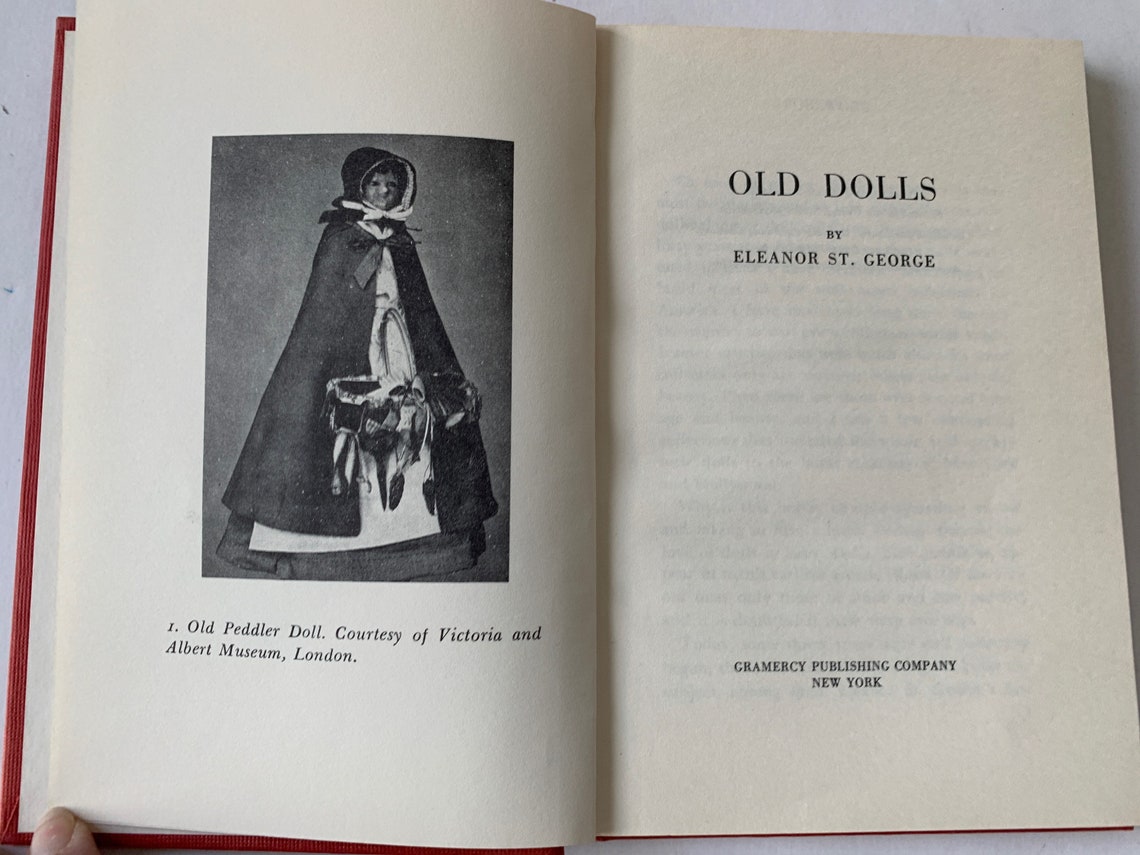 Old Dolls Vintage Book 1950 by Eleanor St. Etsy