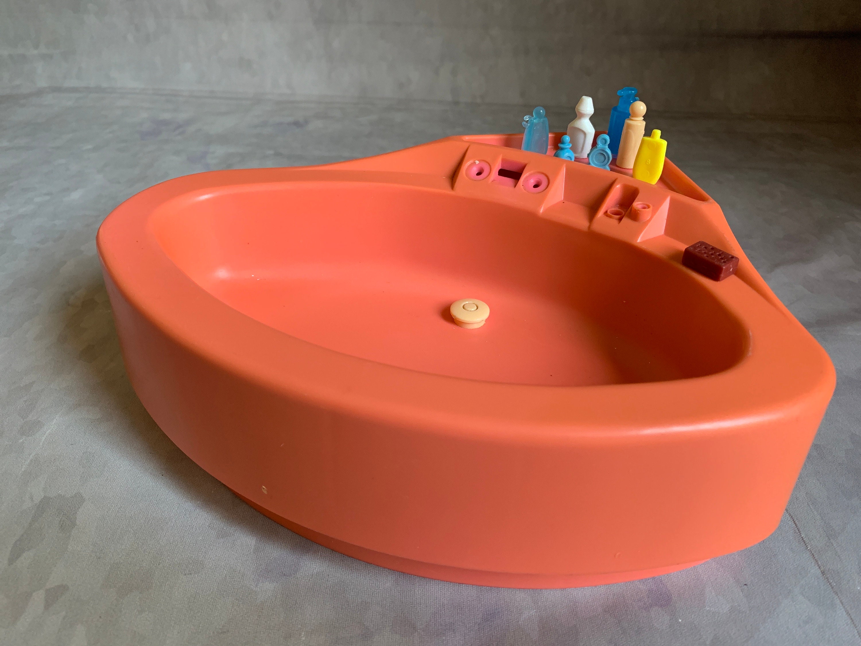 Buy Vintage Barbie Bathroom Furniture Set Toilet Tub and Towel