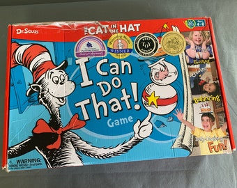 The Cat in the Hat, I Can Do That game - complete and ready to play - an award winning game