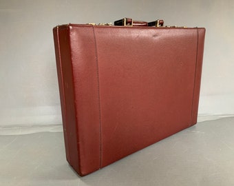 Maletín vintage - color caramelo cálido - de National Luggage