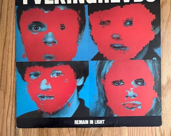 Vintage Talking Heads Remain in Light LP Record Vinyl Album