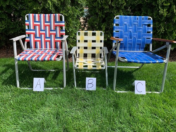 Red white and blue folding chairs hotsell