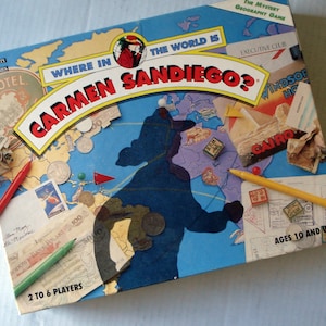 jeu de société vintage - Où se trouve Carmen Sandiego - 1994
