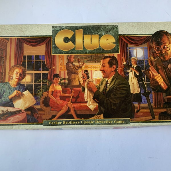 Clue - Classic board game - 1992 - retro gaming