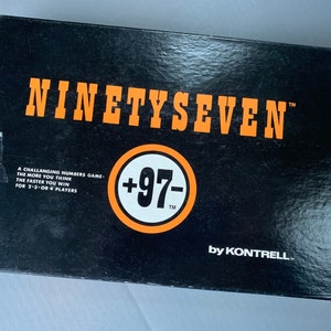 Ninetyseven - vintage numbers game - for strategy and math lovers