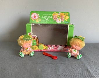 1983 Lem and Ada dolls with original box - from the Strawberry Shortcake collection