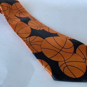 Vintage basketball necktie