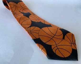 Vintage basketball necktie