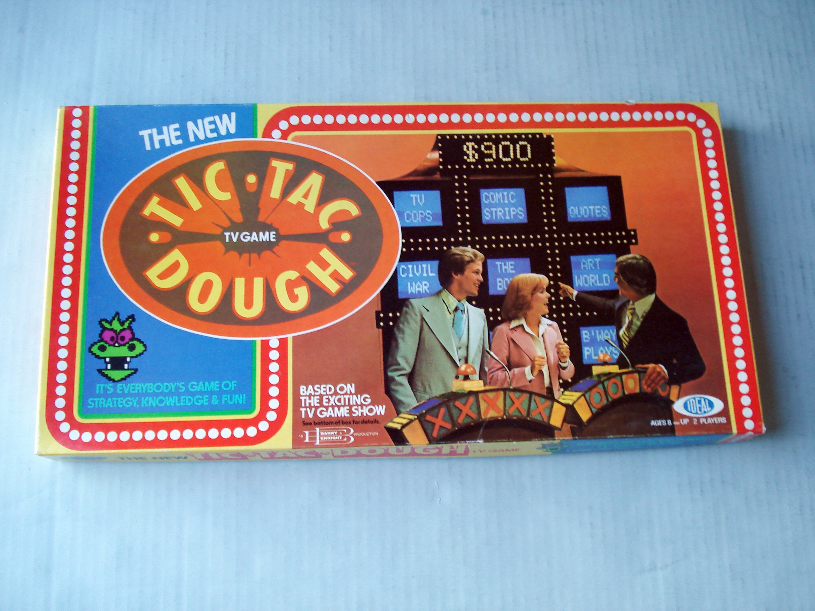 Vintage board game Tic Tack Dough 1977 complete Etsy