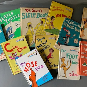 Vintage Dr. Seuss Sammlung - Set von 9 Hardcover-Büchern - 1950er, 1960er, 1970er Jahre
