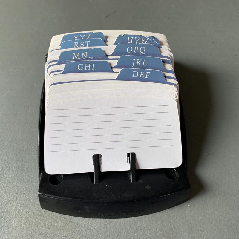 Rolodex - Etsy