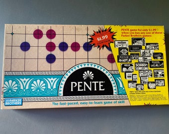 Vintage Pente game - 1980s - complete
